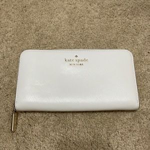 Kate spade white wallet